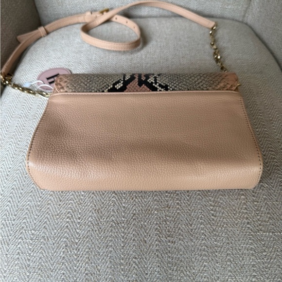 GiGi New York Pink Snake Print Crossbody Bag - Picture 7 of 8